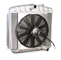55-57 Chevy Radiator (Manual Trans) with fan